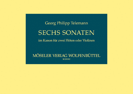 Six canonic sonatas op. 5 TWV 40:118-123