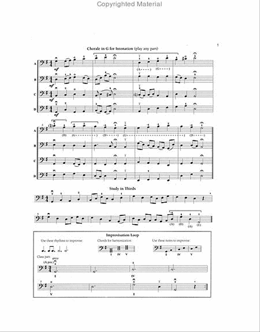 A Scale in Time, Double Bass Chamber Orchestra scores gallery preview page 3