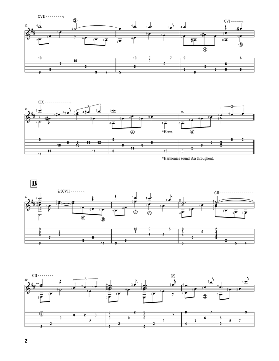 Somewhere In Time Acoustic Guitar scores gallery preview page 2