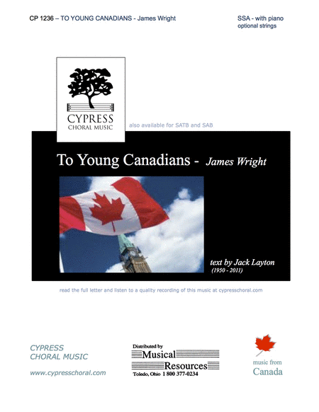 To Young Canadians image number null