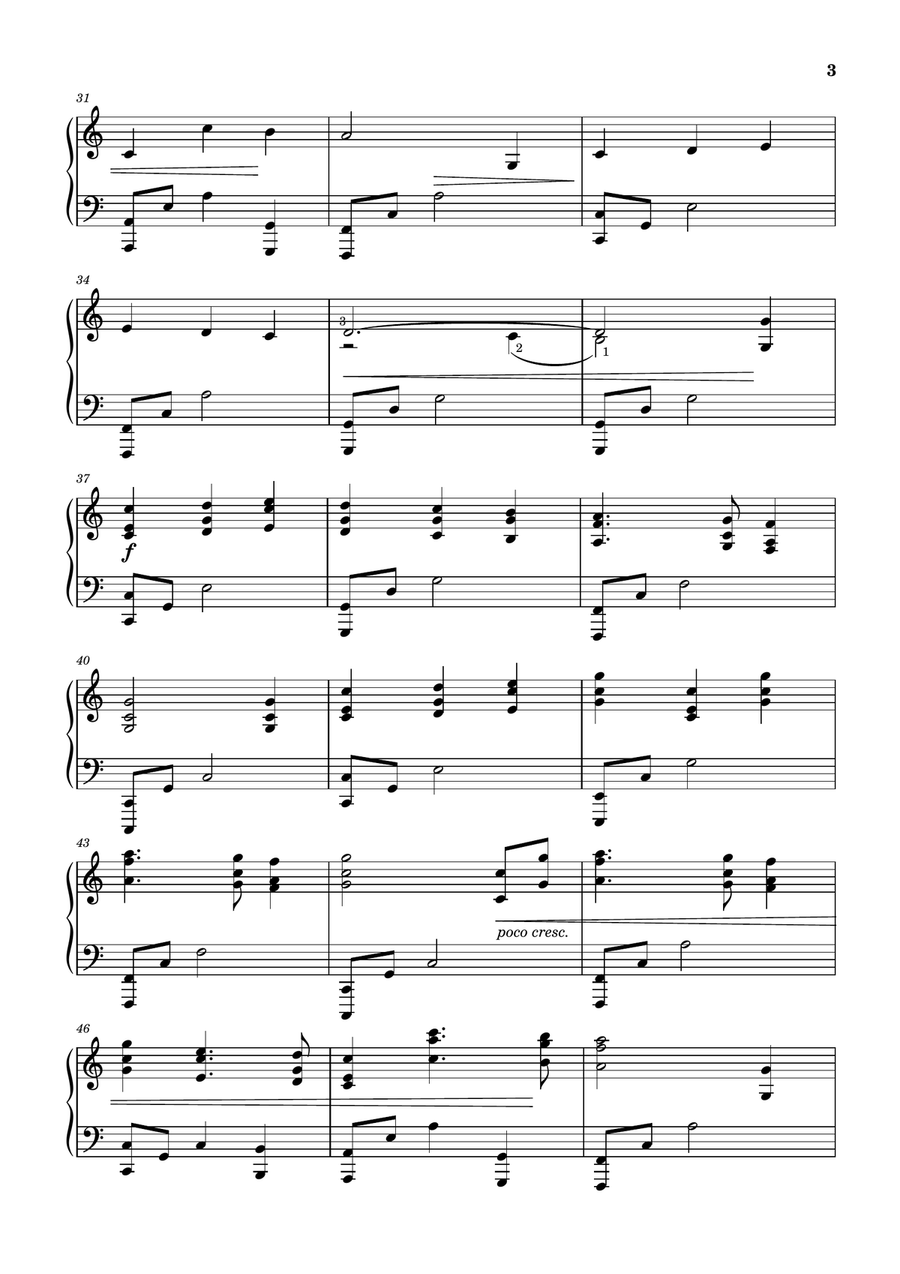 Homeland (main Title) Piano Solo scores gallery preview page 3