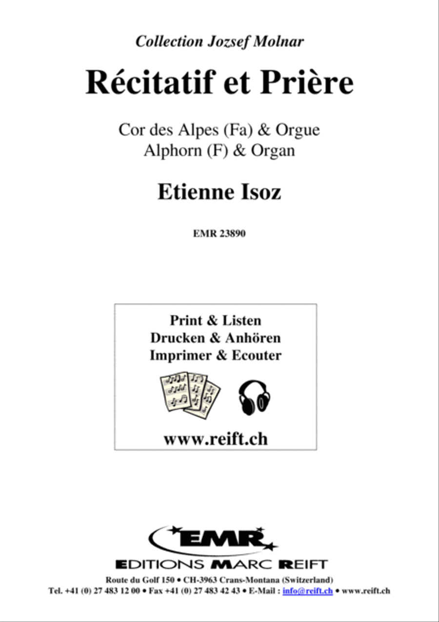 Recitatif et Priere Recitatif et Priere Organ scores gallery preview page 2