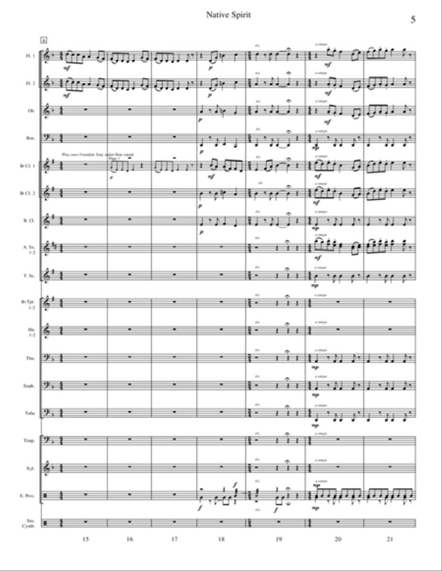 Native Spirit Set of Parts scores gallery preview page 4