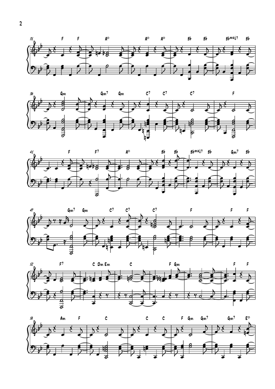 Hey Jude Hey Jude Easy Piano scores gallery preview page 2