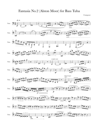 Fantasia No.2 (Alston Moor) for Solo Bass Tuba