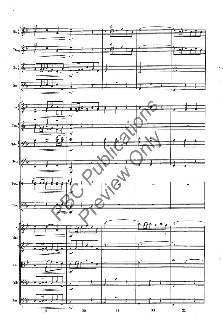 Overture In G Minor Full Orchestra scores gallery preview page 7