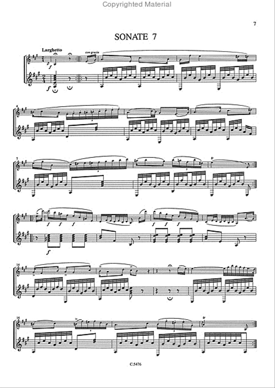 Sonates (10) Violin scores gallery preview page 3