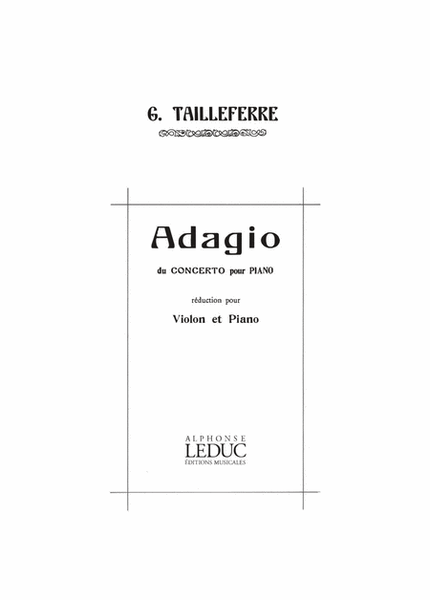 Germaine Tailleferre: Adagio
