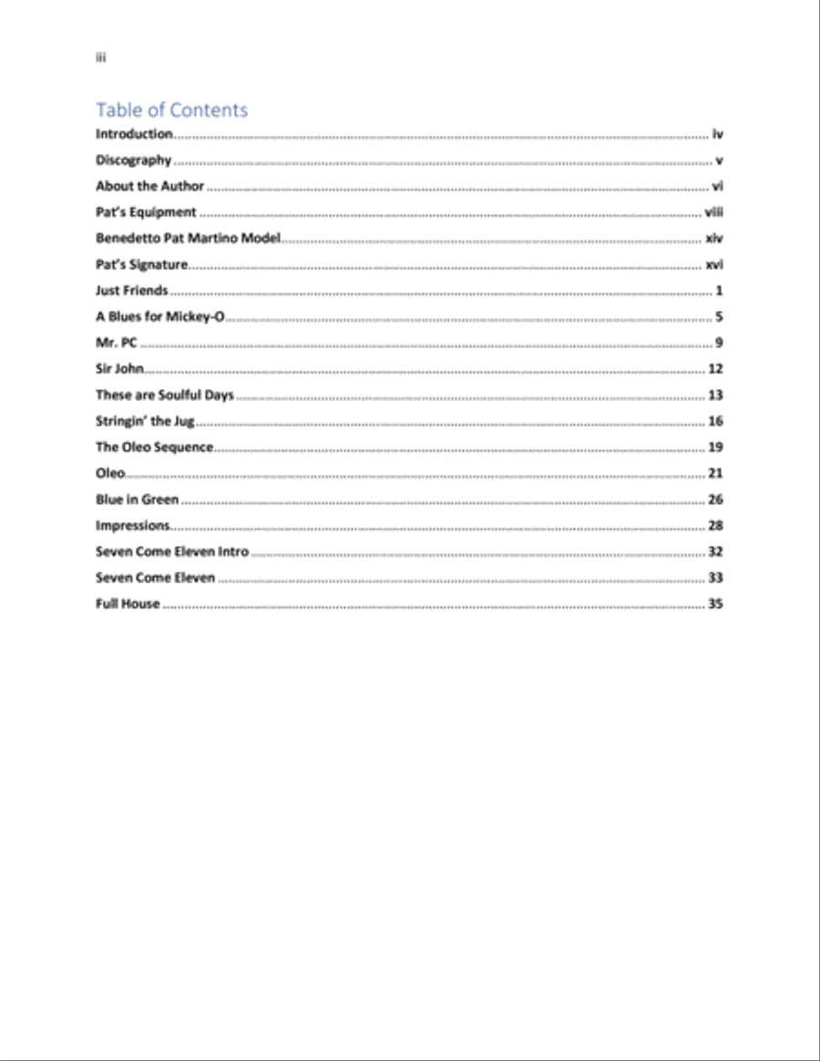 The Rhythm Guitar Style of Pat Martino Electric Guitar scores gallery preview page 3