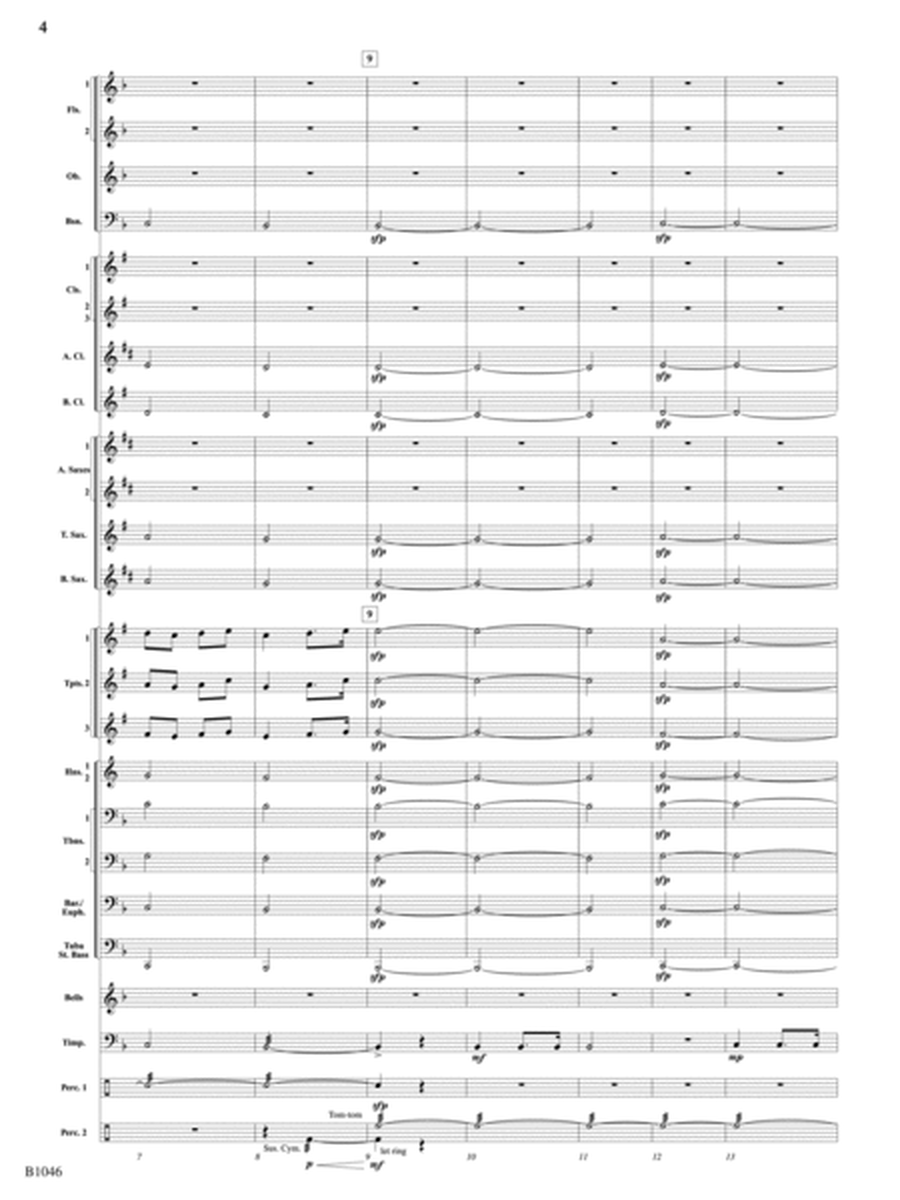 Finale from Dvorák's Symphony No. 8: Score