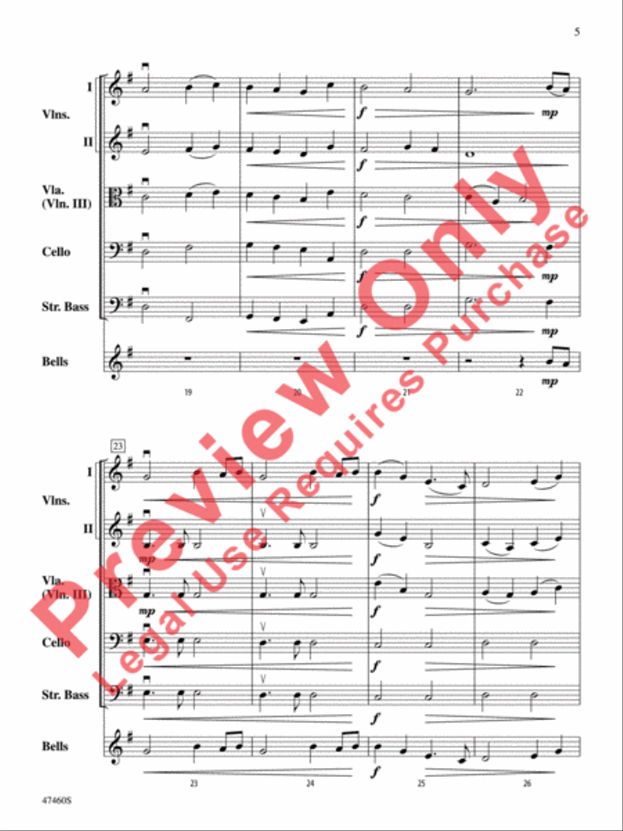 Eventide String Orchestra scores gallery preview page 6