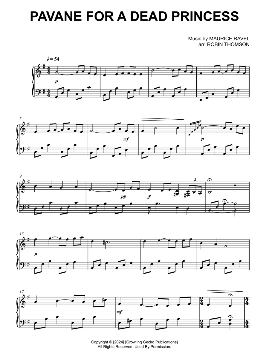 Pavane for a Dead Princess