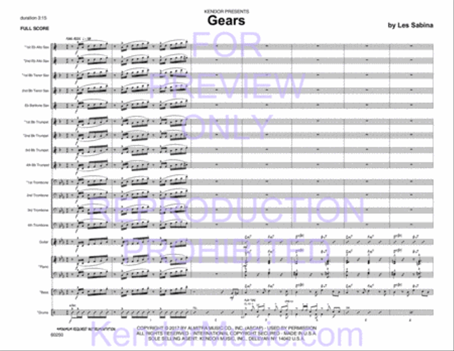 Gears Jazz Ensemble scores gallery preview page 3