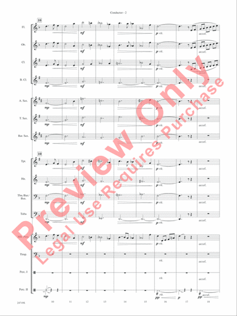 Harry Potter and the Goblet of Fire, Themes from Concert Band scores gallery preview page 4