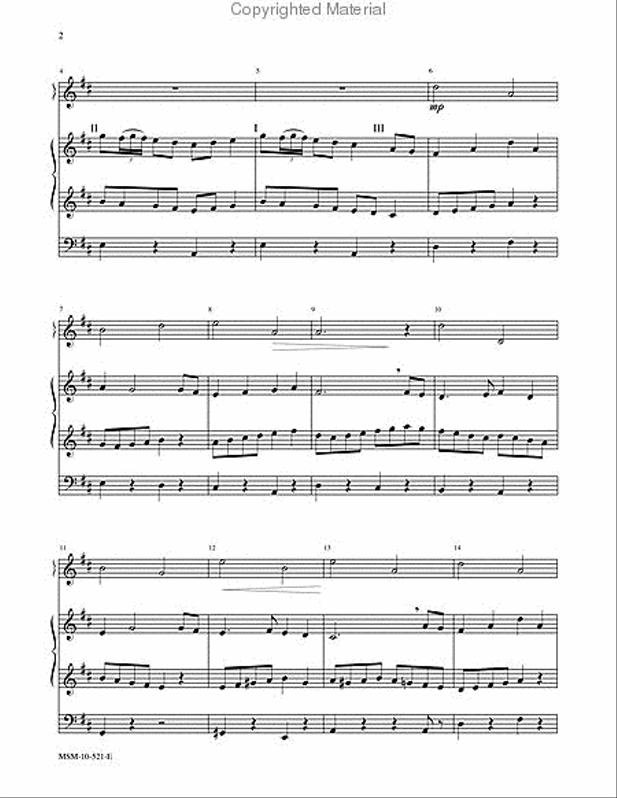 We Were Baptized in Christ Jesus Choir scores gallery preview page 3