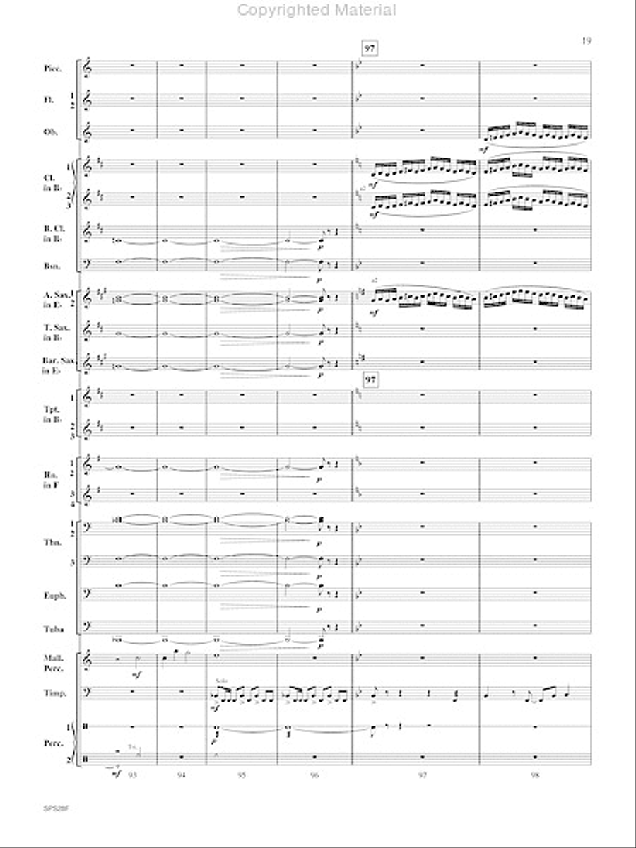 Holiday Portraits Holiday Portraits Concert Band scores gallery preview page 20