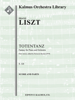 Totentanz, S. 126 (1st version, ed. Busoni)
