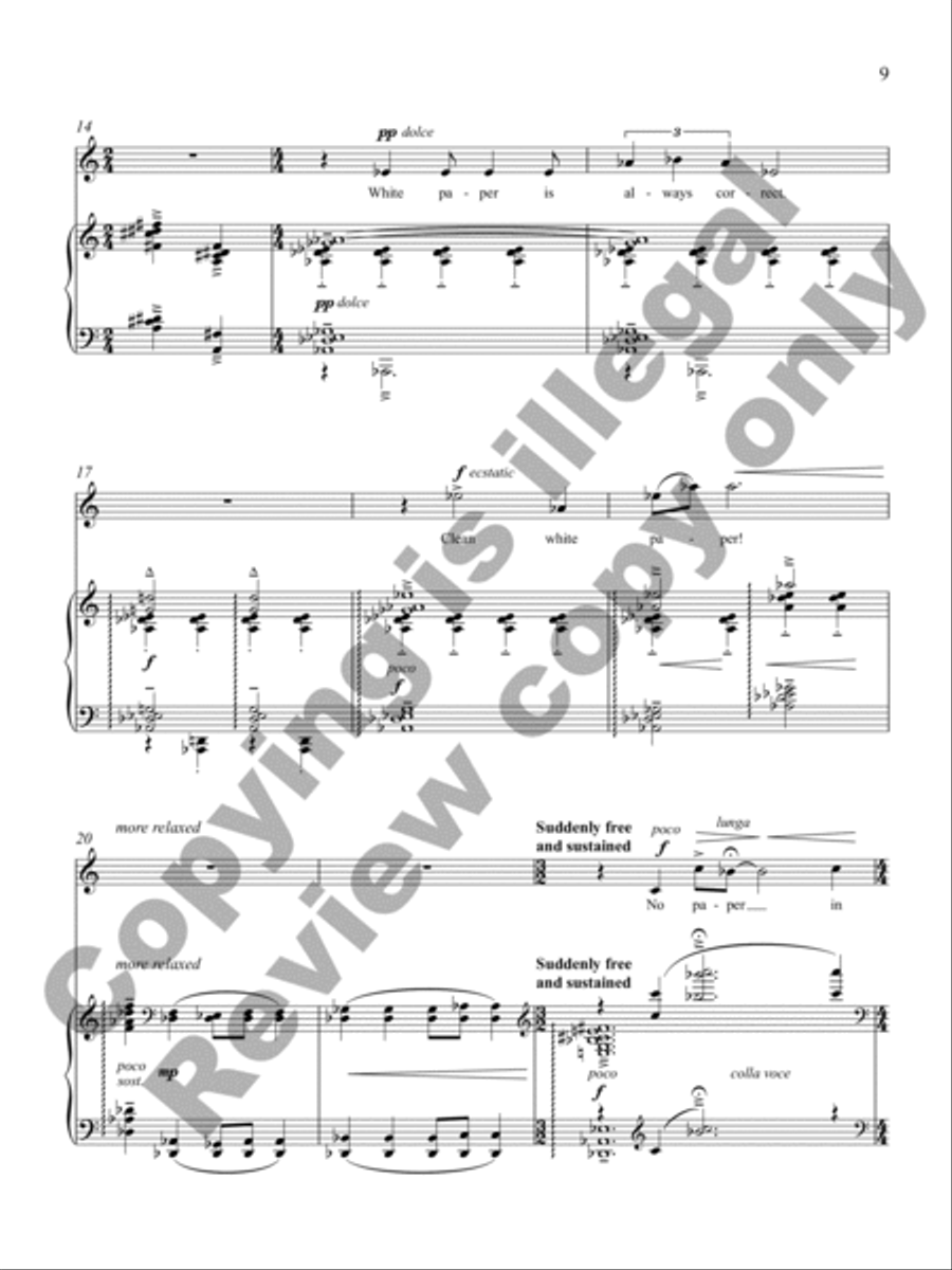 Songs for Soprano, Volume 3 Soprano Voice scores gallery preview page 9