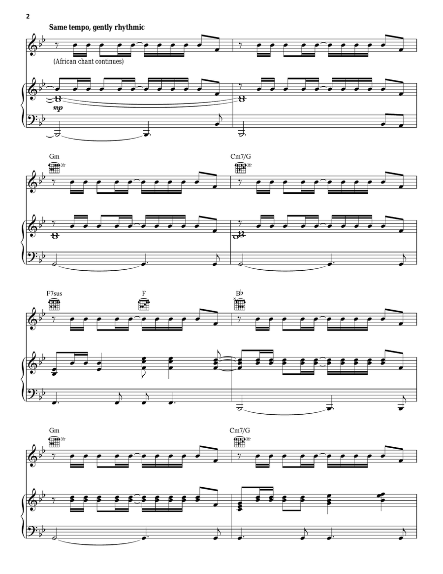Circle Of Life (from The Lion King) Acoustic Guitar scores gallery preview page 2
