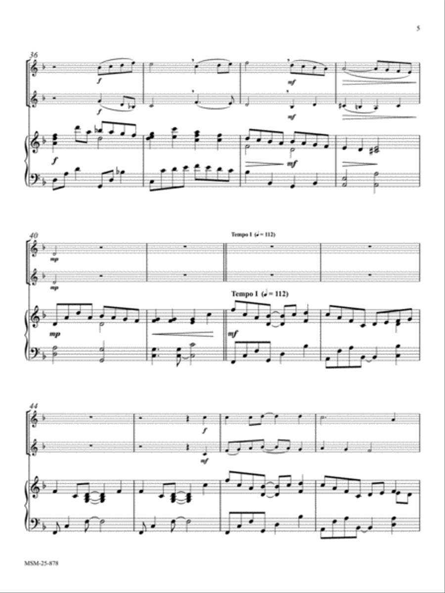Now Thank We All Our God Now Thank We All Our God B-Flat Clarinet scores gallery preview page 5