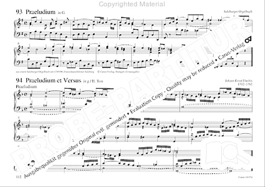 Organo pleno. Orgelstucke zum Ein- und Auszug Organ Solo scores gallery preview page 120