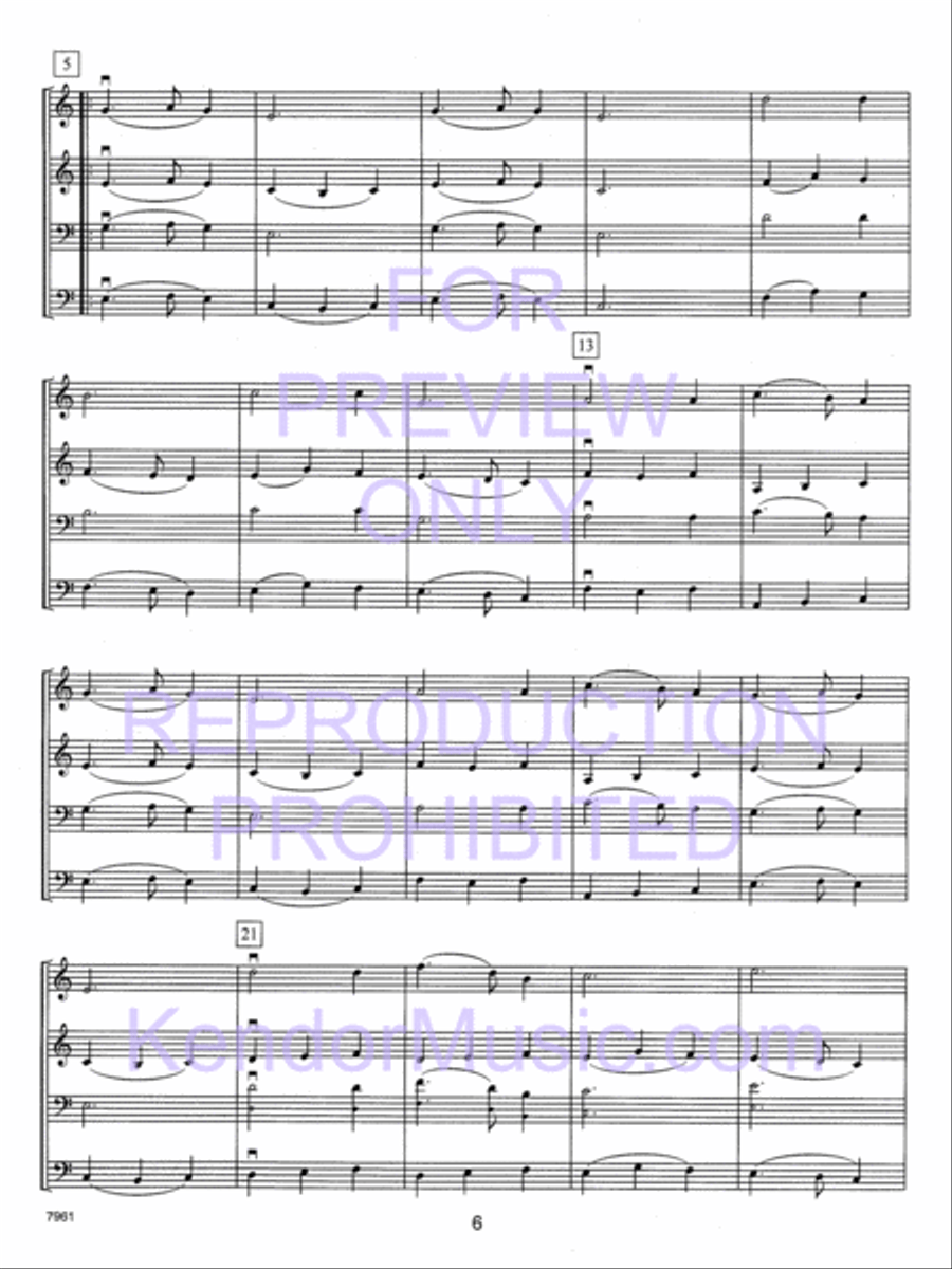 Holiday Strings (Score) String Orchestra scores gallery preview page 7