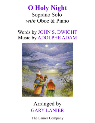 O HOLY NIGHT (Soprano Solo with Oboe & Piano - Score & Parts included)