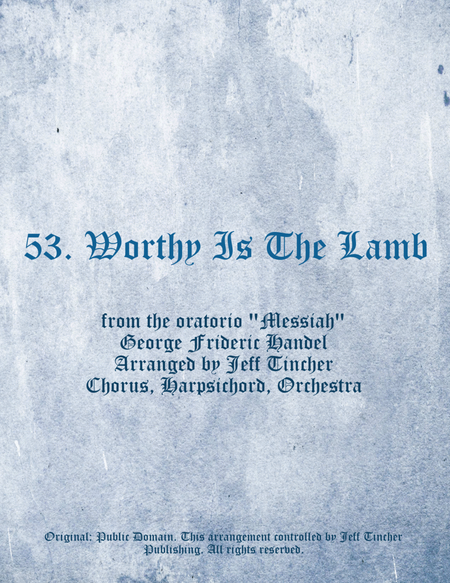 53. Worthy Is The Lamb image number null