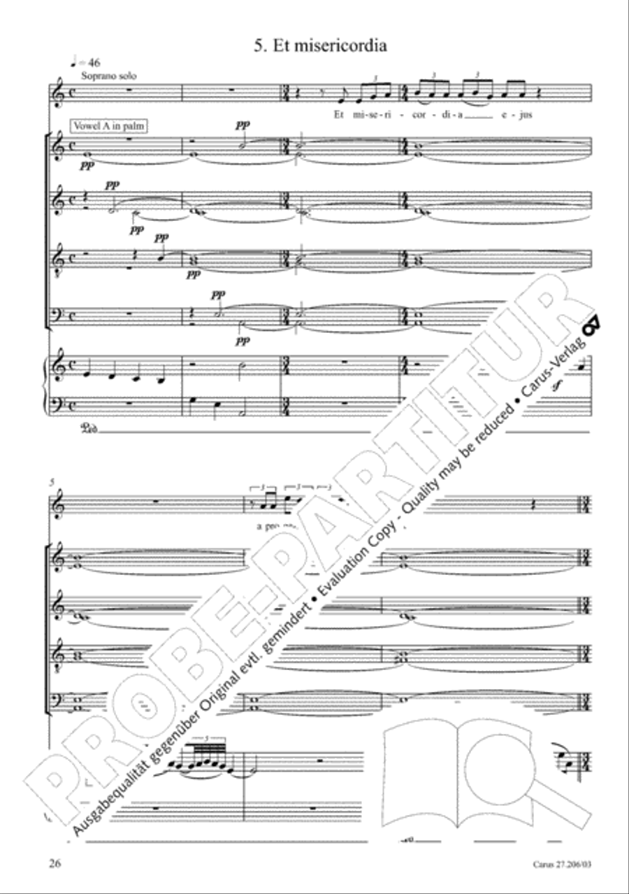 Magnificat Magnificat 4-Part scores gallery preview page 27