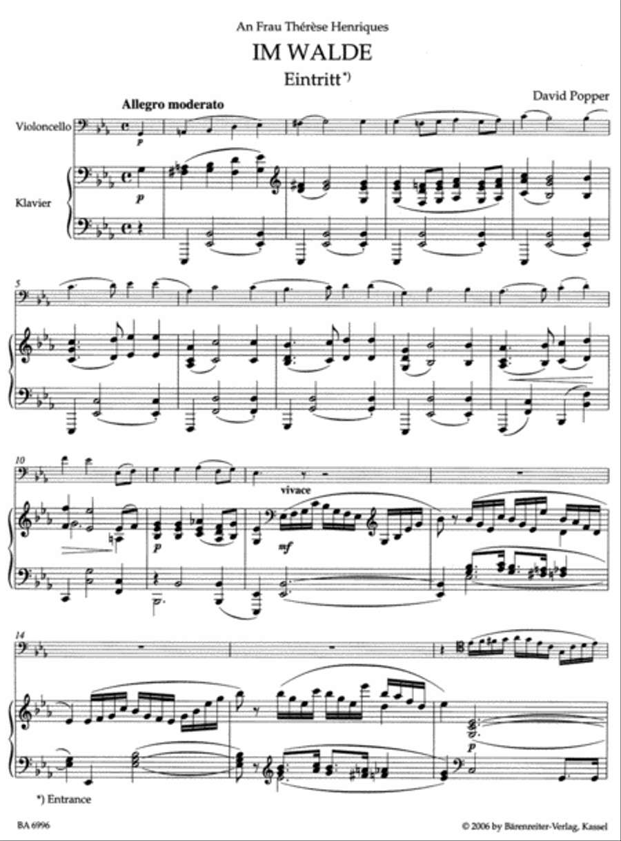 Im Walde Im Walde Piano Accompaniment scores gallery preview page 2