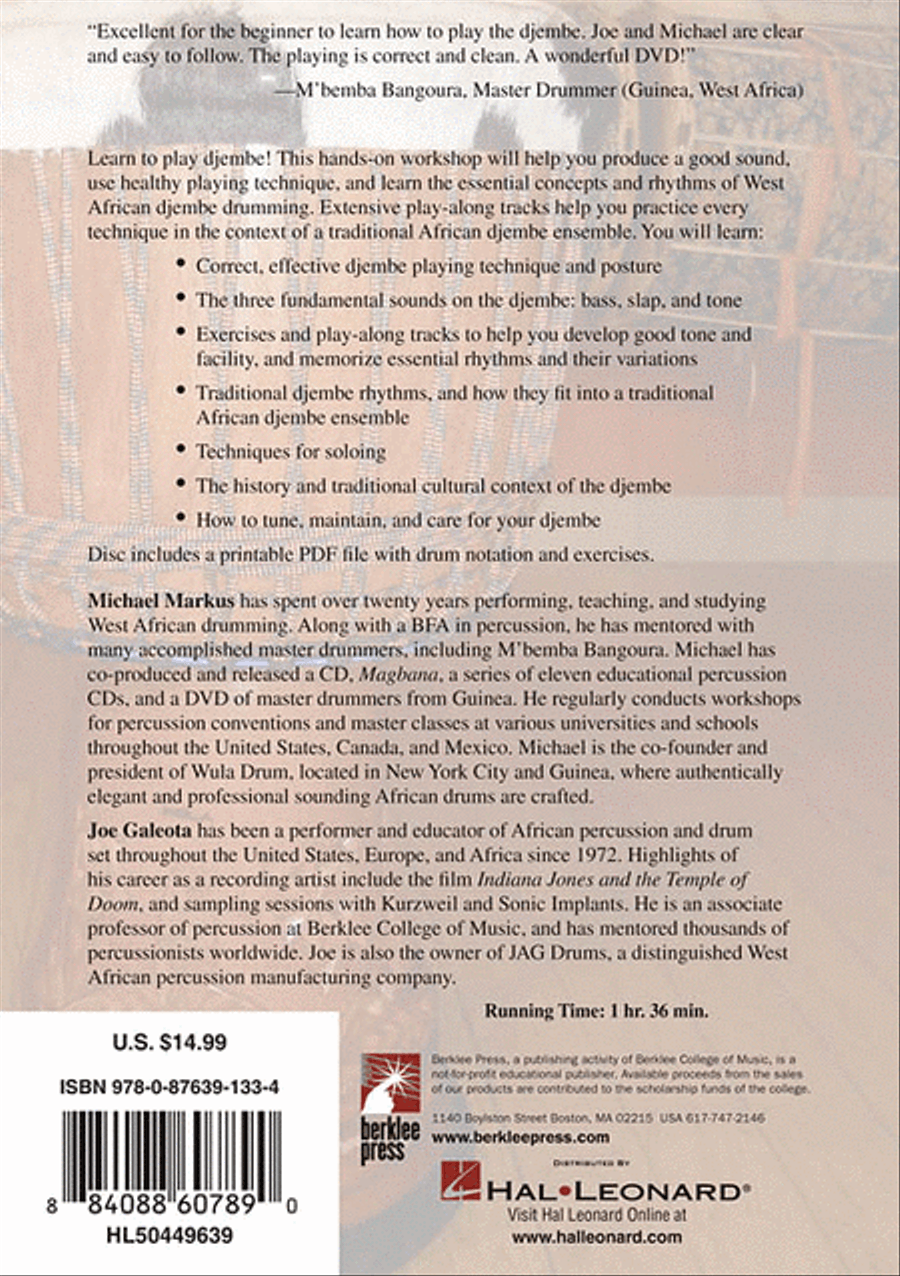 Beginning Djembe Beginning Djembe DVD scores gallery preview page 2