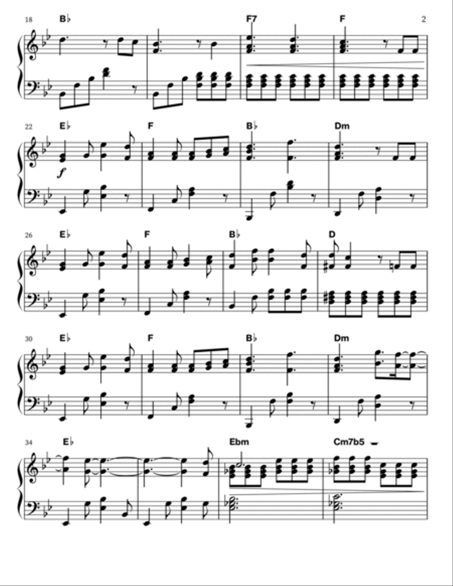 Until I Found You Piano Solo scores gallery preview page 2