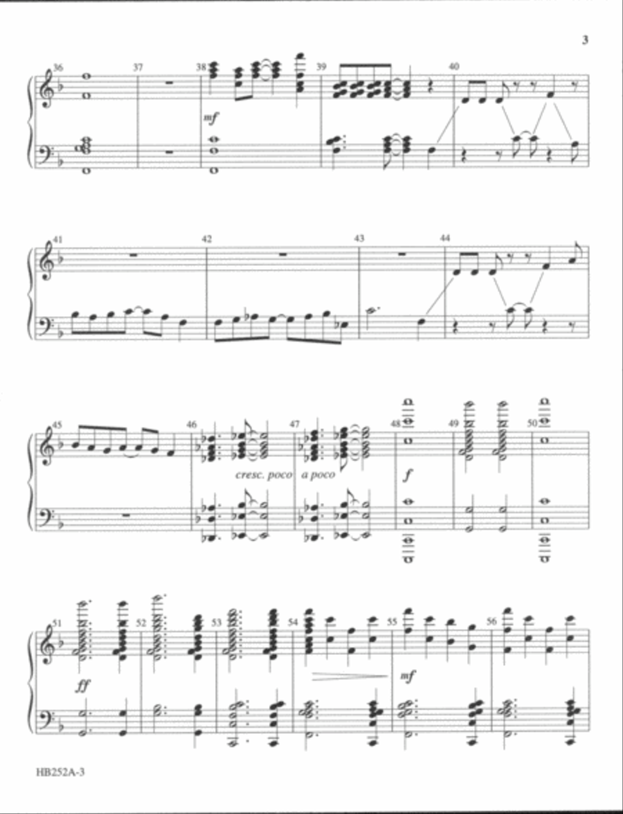 Soaring Praise - handchimes 5-Octaves scores gallery preview page 4