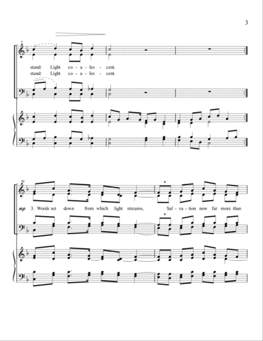 Light Coalescent Light Coalescent 4-Part scores gallery preview page 3
