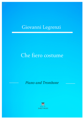 Legrenzi - Che fiero costume (Piano and Trombone)