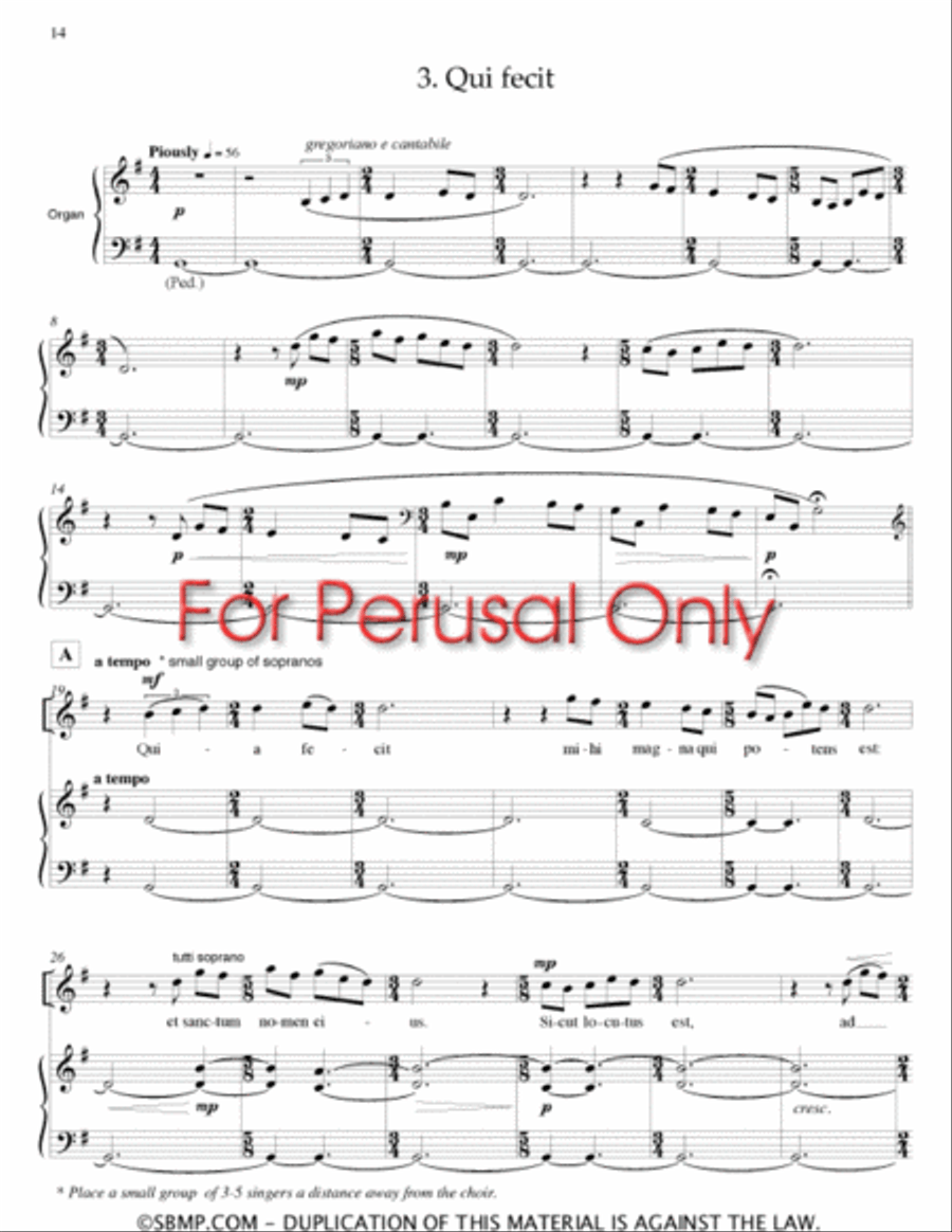 Magnificat 4-Part scores gallery preview page 13
