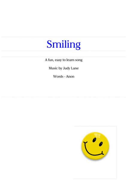 Smiling - An easy to learn song for children of all ages image number null