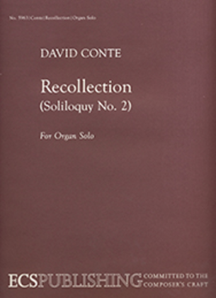 Book cover for Recollection (Soliloquy No. 2)