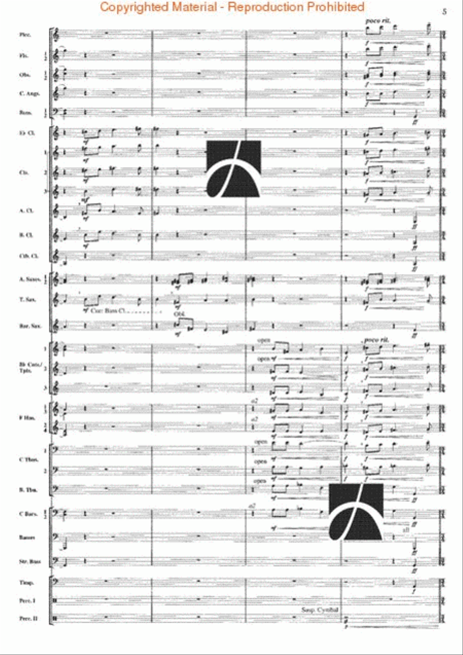 Homage Concert Band scores gallery preview page 4