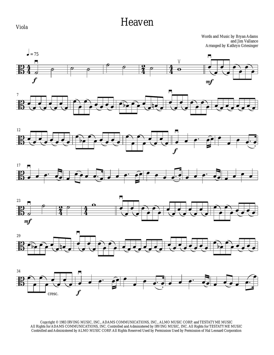 Heaven String Quartet scores gallery preview page 5