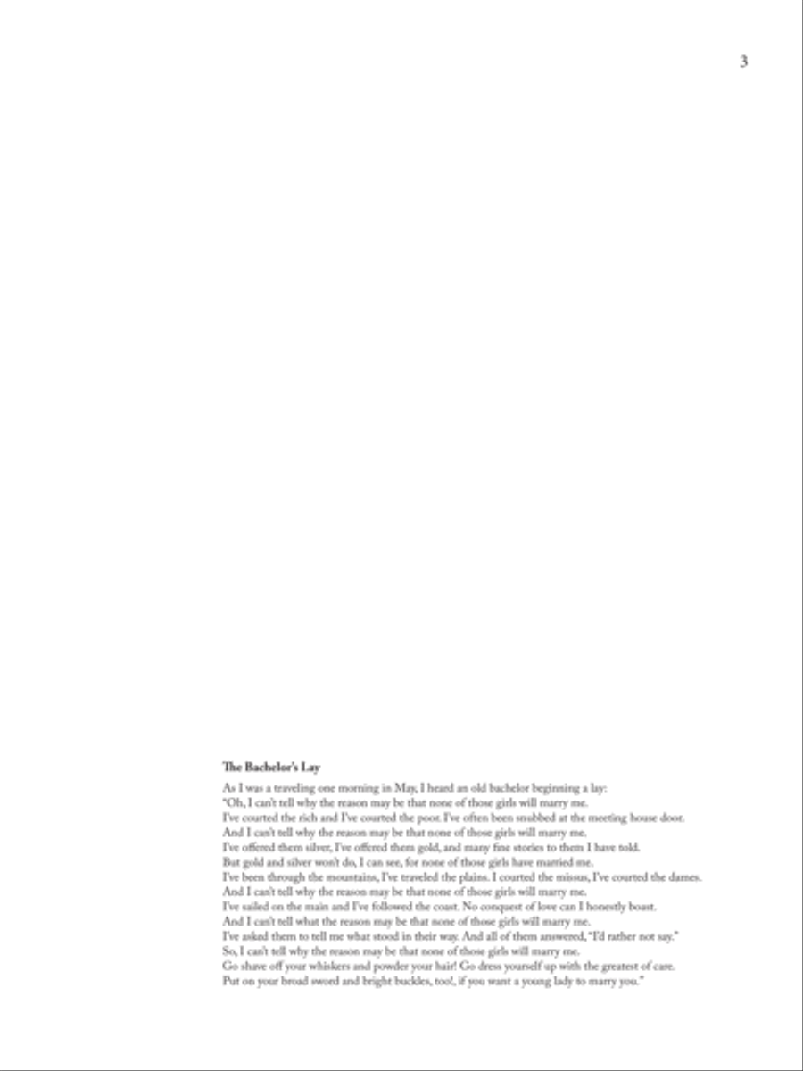 The Bachelor's Lay The Bachelor's Lay Low Voice scores gallery preview page 1
