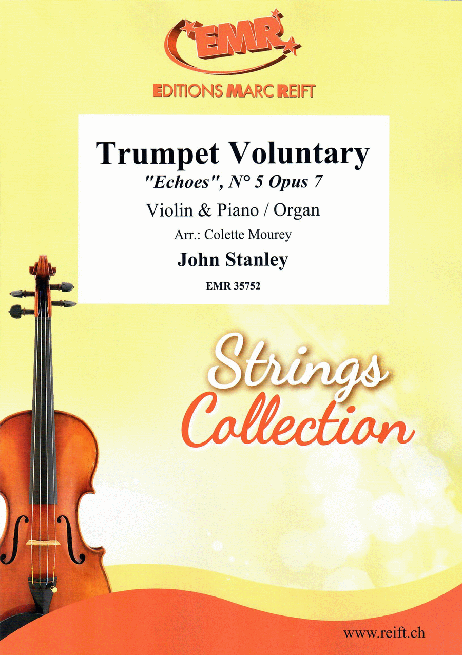 Trumpet Voluntary Trumpet Voluntary Violin Solo scores gallery preview page 1