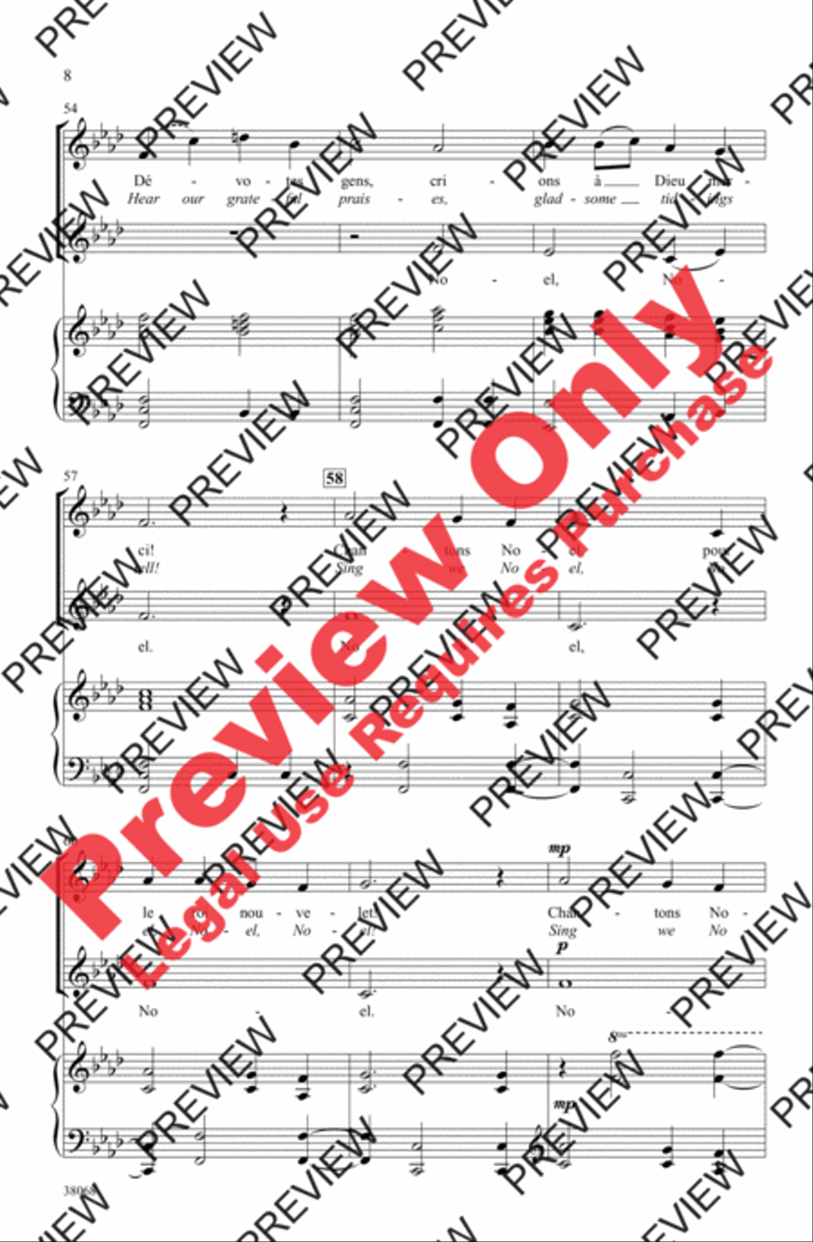 Two French Noels 2-Part scores gallery preview page 18