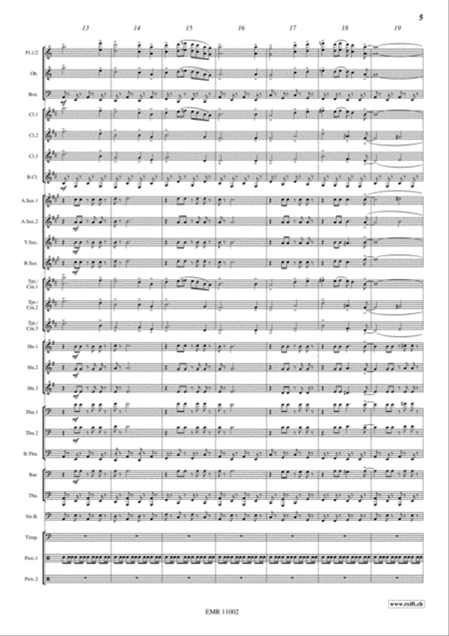 La Folie des Grandeurs La Folie des Grandeurs Concert Band scores gallery preview page 6