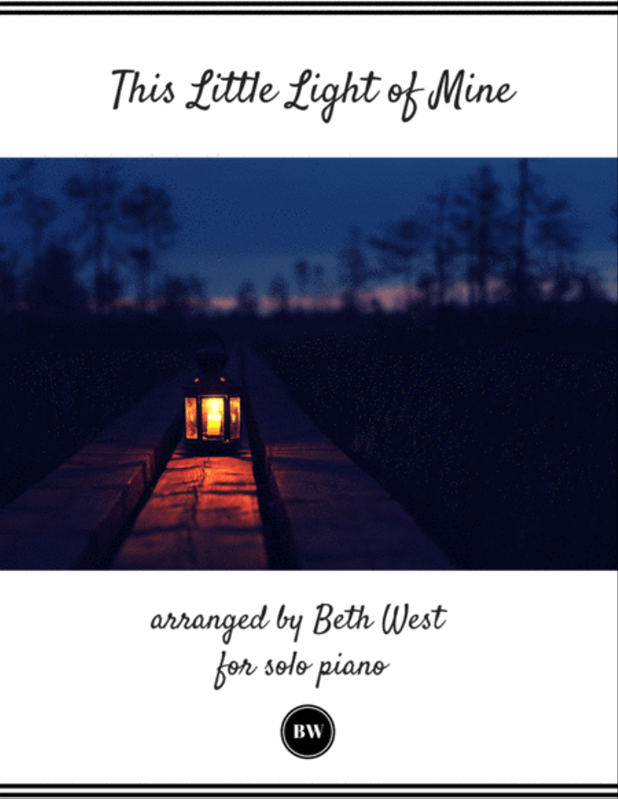 This Little Light of Mine Piano Solo scores gallery preview page 1