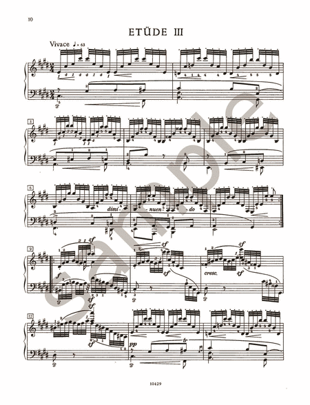 Études symphoniques (in the Form of Variations) Op. 13 for Piano