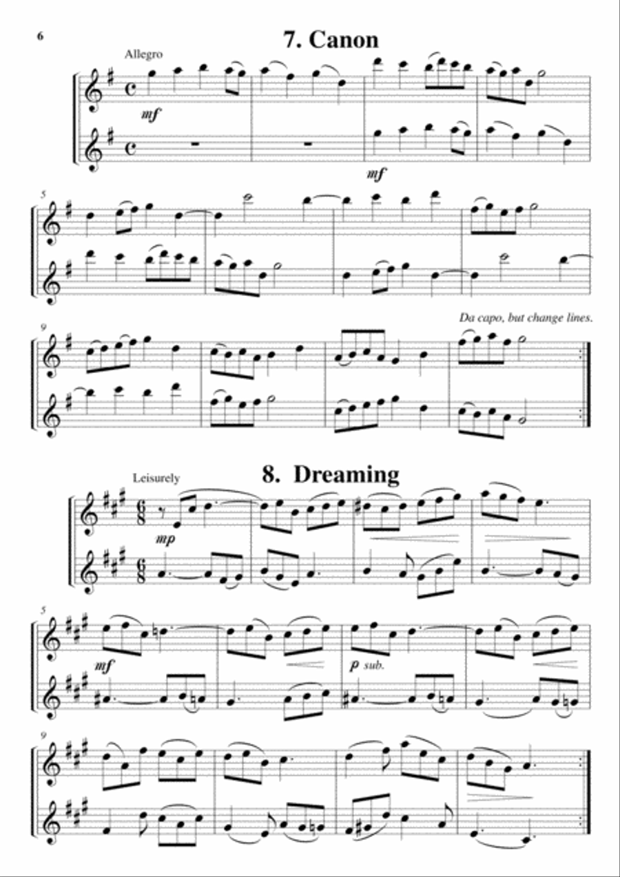 12 Flute Duets 12 Flute Duets Flute Duet scores gallery preview page 6