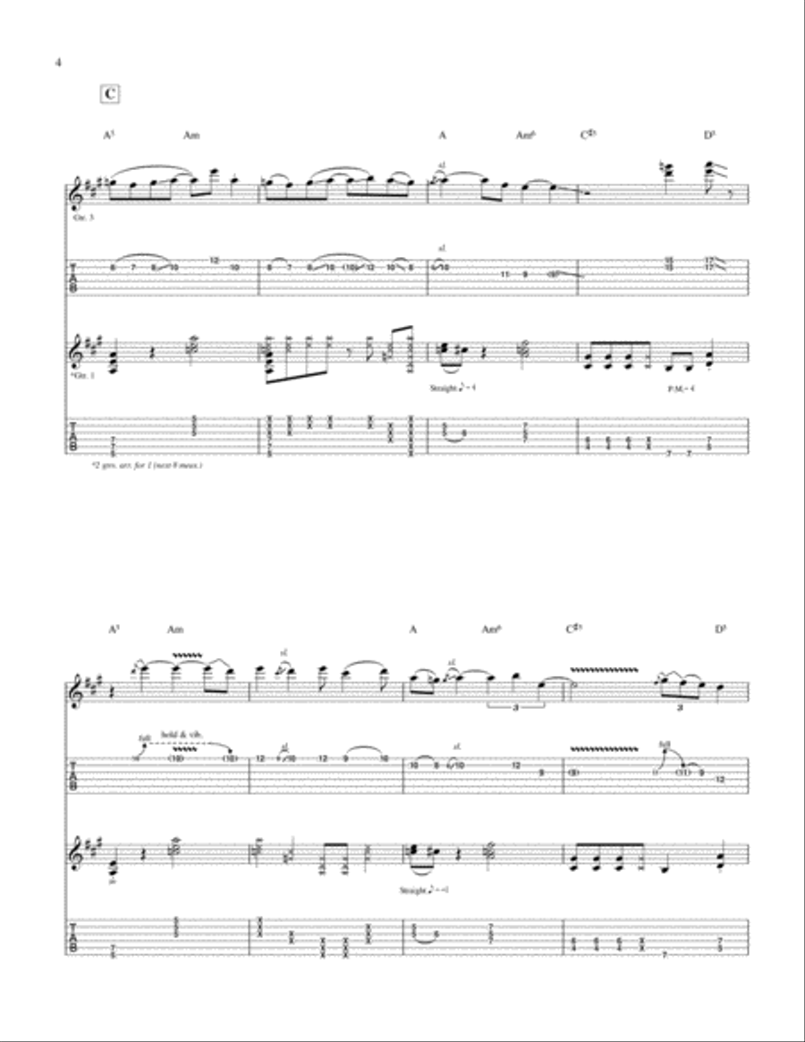 Squeezy Wheezie Electric Guitar scores gallery preview page 4
