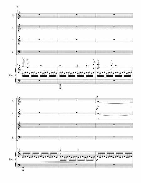 As Guns Fall Silent (Mass Setting for SATB choir and piano) image number null