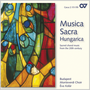 Book cover for Musica Sacra Hungarica. Sacred choral music from the 20th century